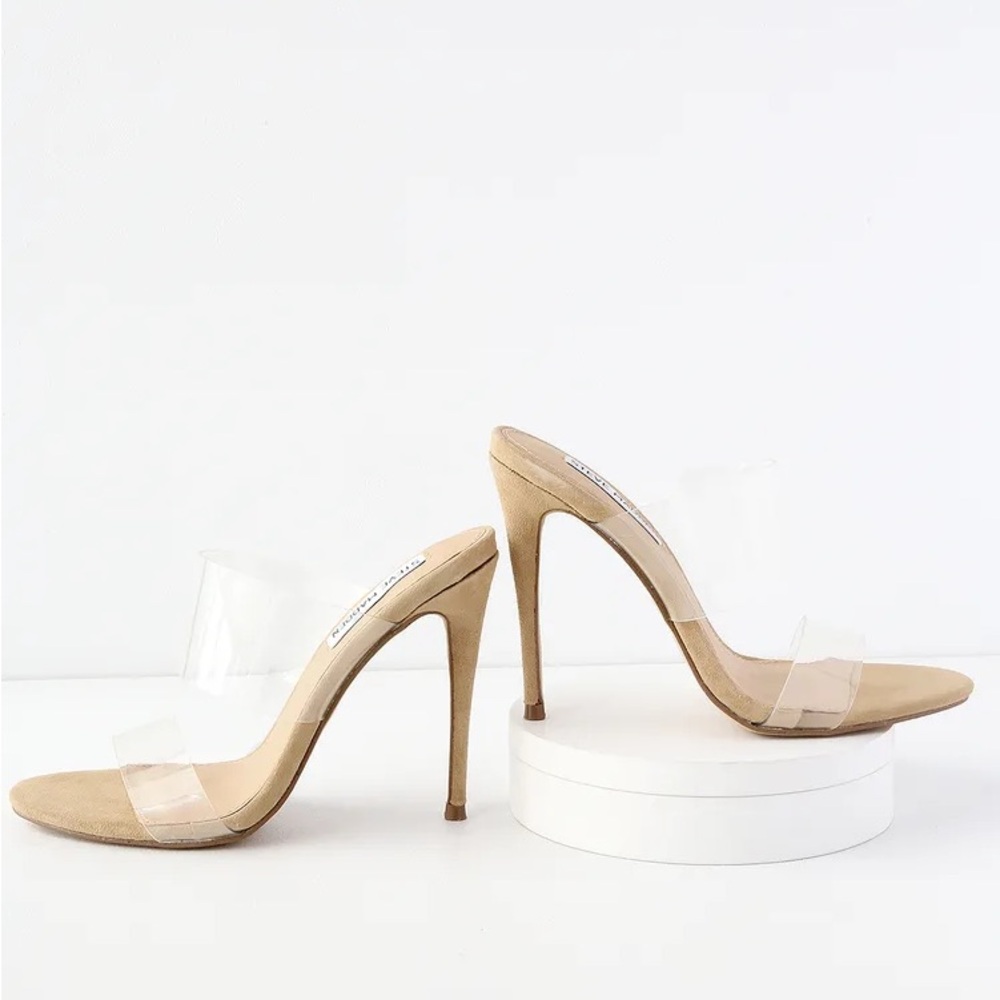 Steve Madden Charlee Clear Heels | Size 7.5 | Condition: New w/o Box |